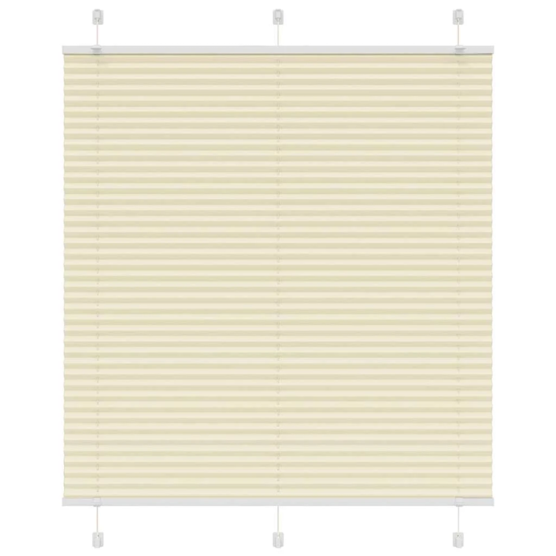 vidaXL kroku žalūziju krēms 120x150 cm auduma platums 119,4 cm