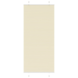 vidaXL plisēts žalūziju krēms 85x200 cm auduma platums 84,4 cm