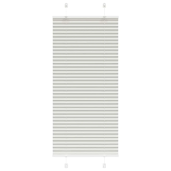 vidaXL kroku žalūzija gaiši pelēka 60x100 cm auduma platums 59,4 cm