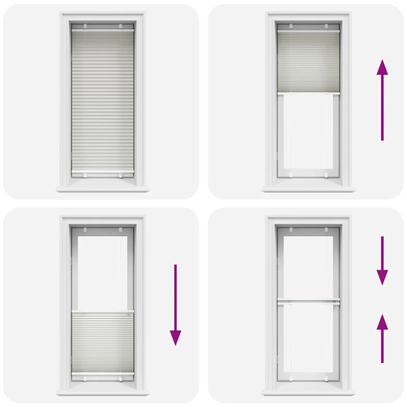 vidaXL kroku žalūzija gaiši pelēka 60x100 cm auduma platums 59,4 cm