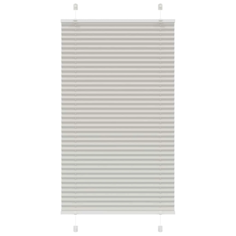 vidaXL kroku žalūzija gaiši pelēka 75x100 cm auduma platums 74,4 cm