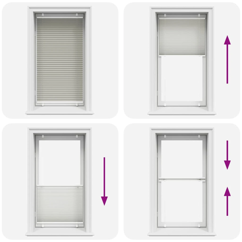 vidaXL kroku žalūzija gaiši pelēka 80x100 cm auduma platums 79,4 cm