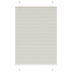 vidaXL kroku žalūzija gaiši pelēka 85x100 cm auduma platums 84,4 cm