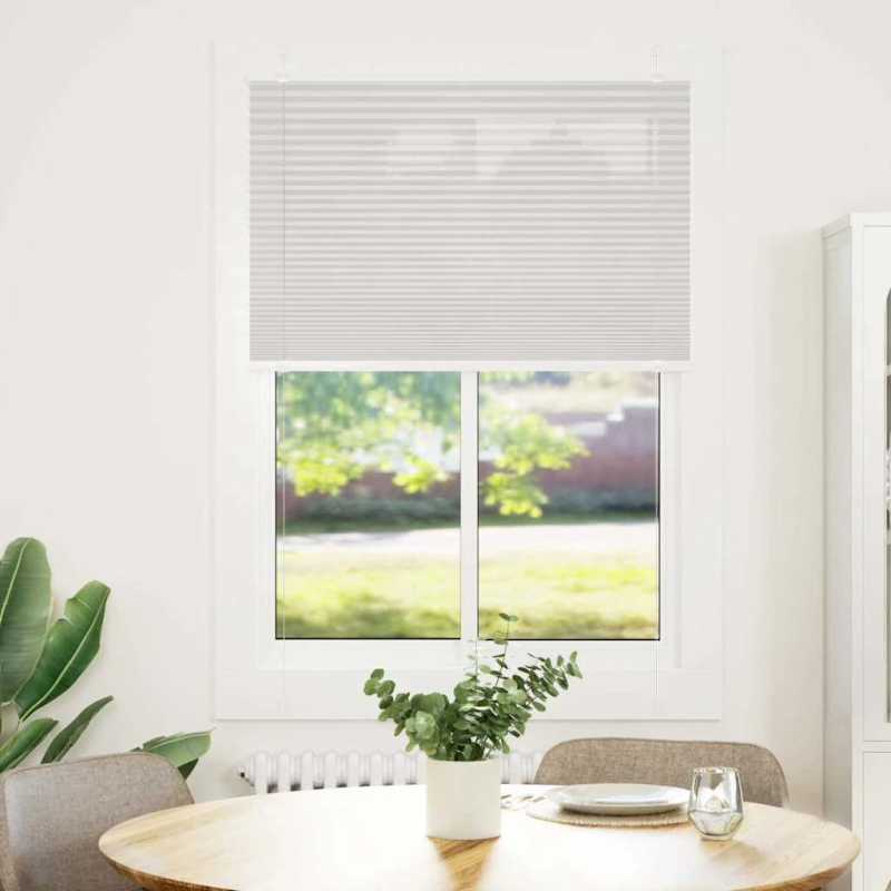 vidaXL kroku žalūzija gaiši pelēka 90x100 cm auduma platums 89,4 cm