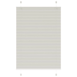 vidaXL kroku žalūzija gaiši pelēka 100x100 cm auduma platums 99,4 cm