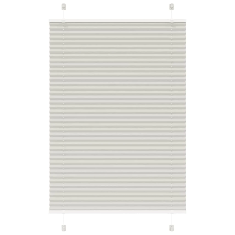 vidaXL kroku žalūzija gaiši pelēka 100x100 cm auduma platums 99,4 cm