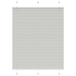 vidaXL kroku žalūzija gaiši pelēka 105x100 cm auduma platums 104,4 cm