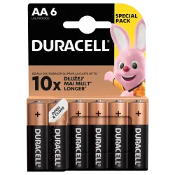 Baterijas duracell aa lr6 6gab