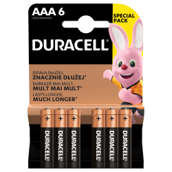 Duracell baterija AAA-MN1500 6 gab.