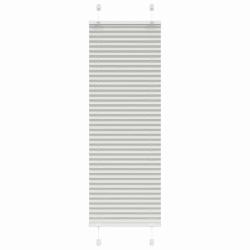 vidaXL kroku žalūzija gaiši pelēka 45x150 cm auduma platums 44,4 cm