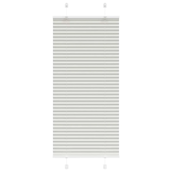 vidaXL kroku žalūzija gaiši pelēka 55x150 cm auduma platums 54,4 cm