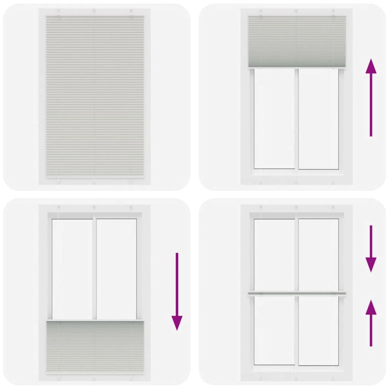 vidaXL kroku žalūzija gaiši pelēka 120x200 cm auduma platums 119,4 cm