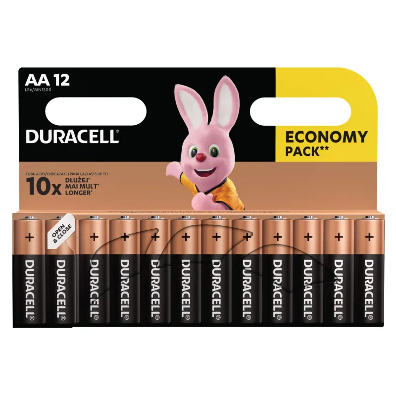 Baterijas Duracell DURB021, AA, 1.5 V