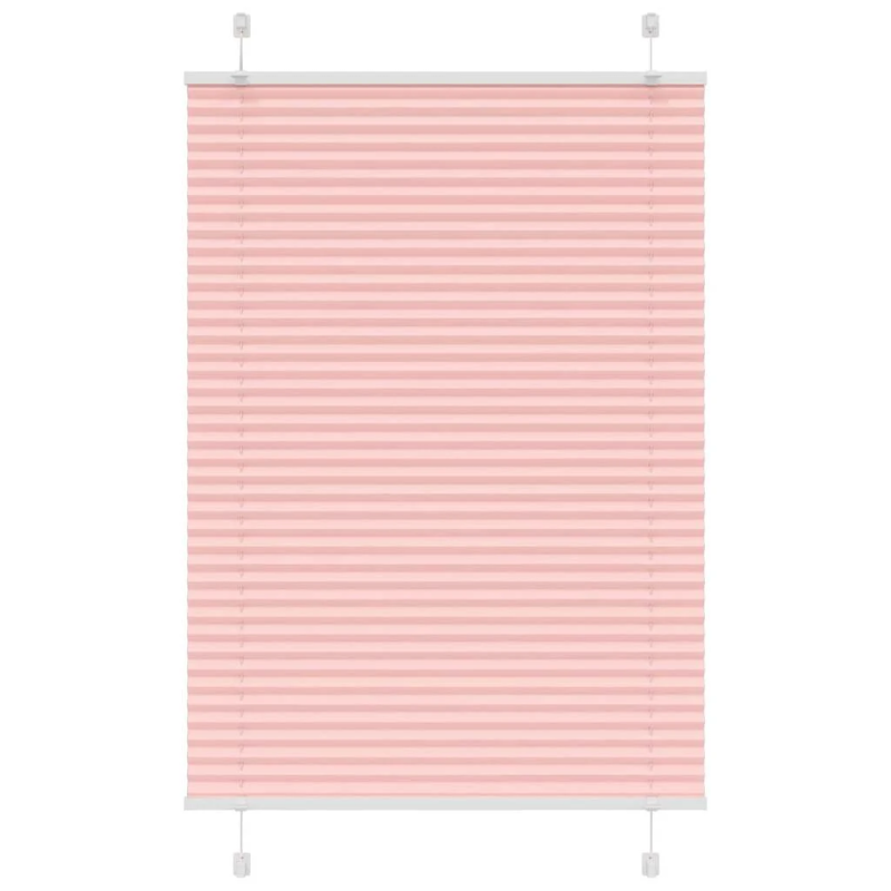 vidaXL kroku žalūzija rozā 95x150 cm auduma platums 94,4 cm