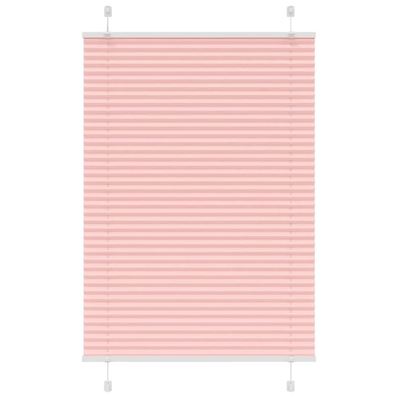 vidaXL kroku žalūzija rozā 100x150 cm auduma platums 99,4 cm