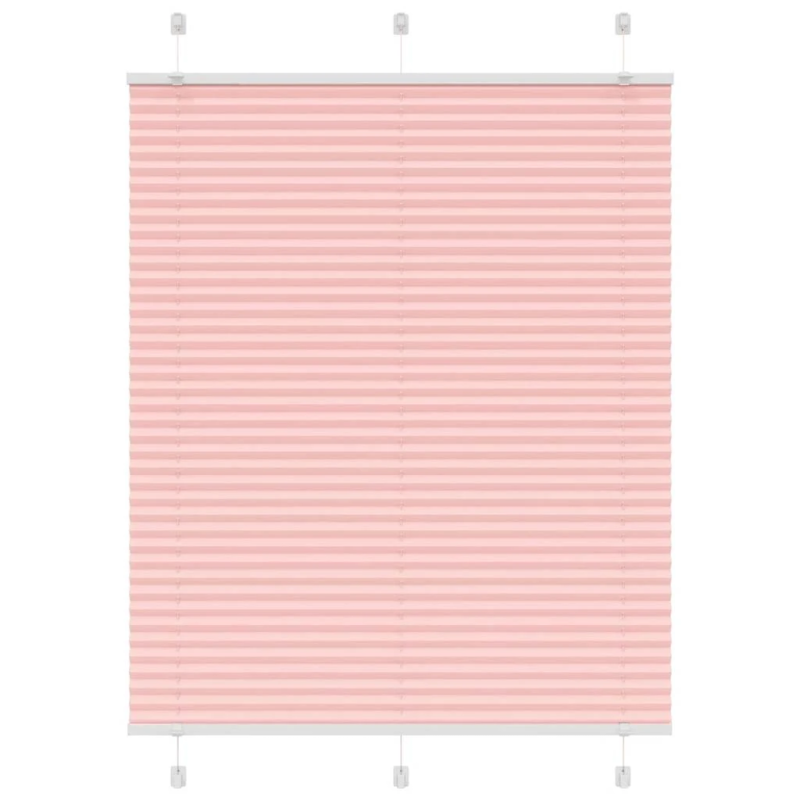 vidaXL kroku žalūzija rozā 105x150 cm auduma platums 104,4 cm