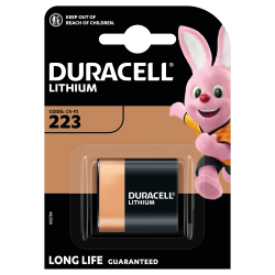 Duracell litija baterija DL223 ,CR-P2, 6V 1 gab.