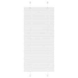 vidaXL Plisēta žalūzija balta 60x100 cm auduma platums 59,4 cm