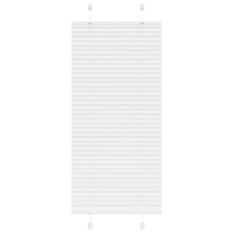 vidaXL Plisēta žalūzija balta 60x100 cm auduma platums 59,4 cm
