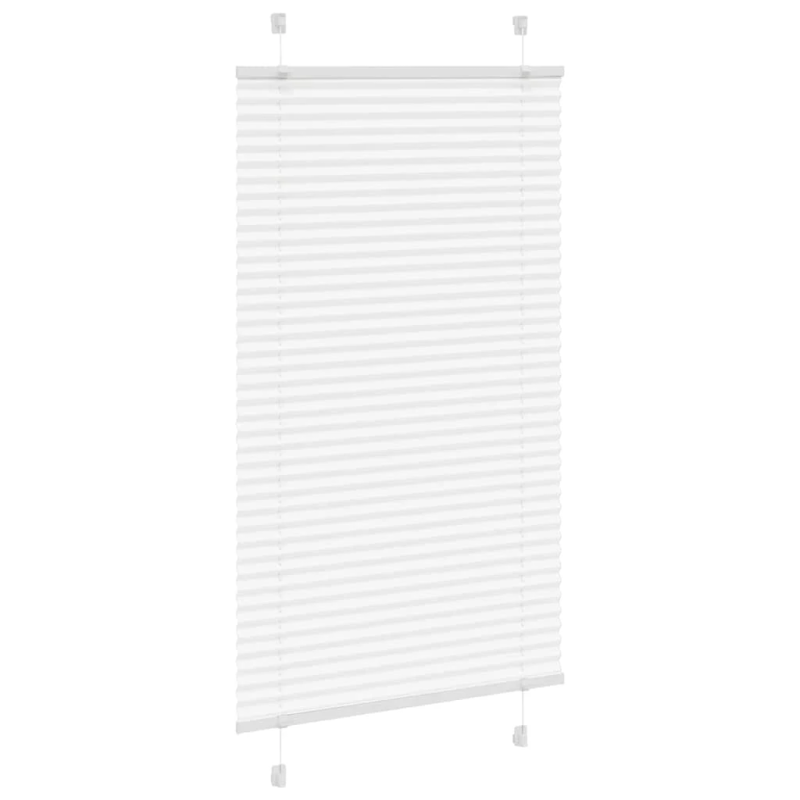 vidaXL kroku žalūzija balta 75x100 cm auduma platums 74,4 cm