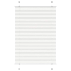 vidaXL kroku žalūzija balta 85x100 cm auduma platums 84,4 cm