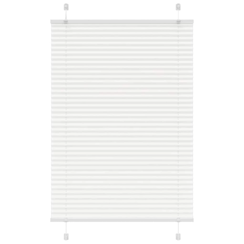 vidaXL kroku žalūzija balta 85x100 cm auduma platums 84,4 cm