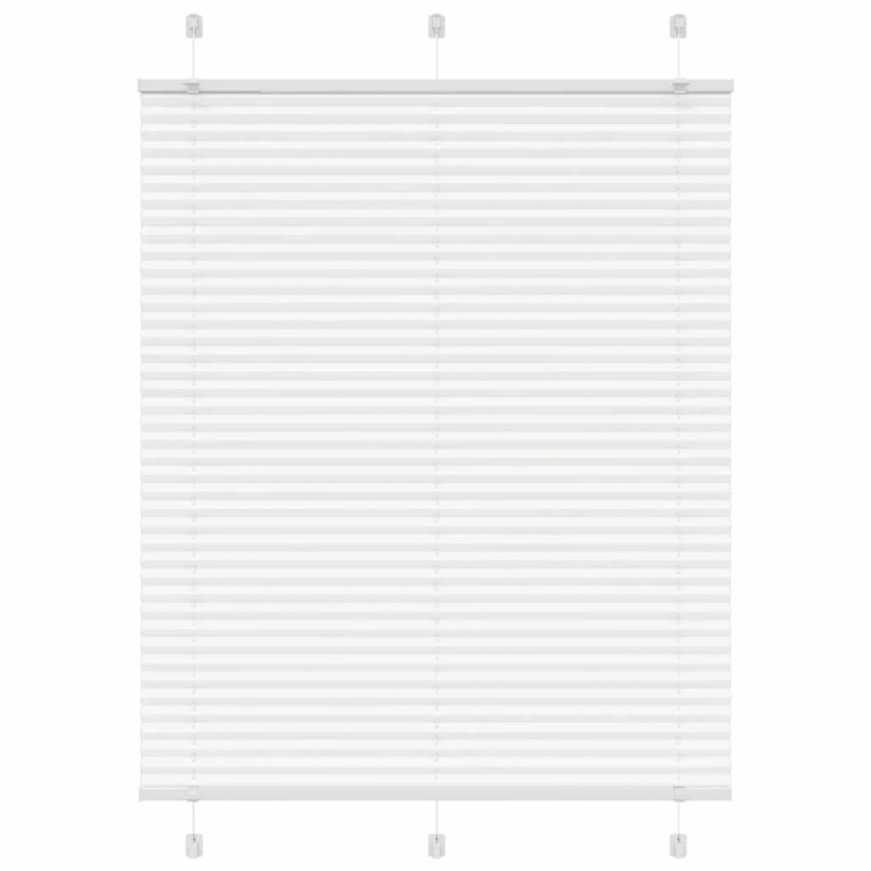 vidaXL kroku žalūzija balta 105x100 cm auduma platums 104,4 cm