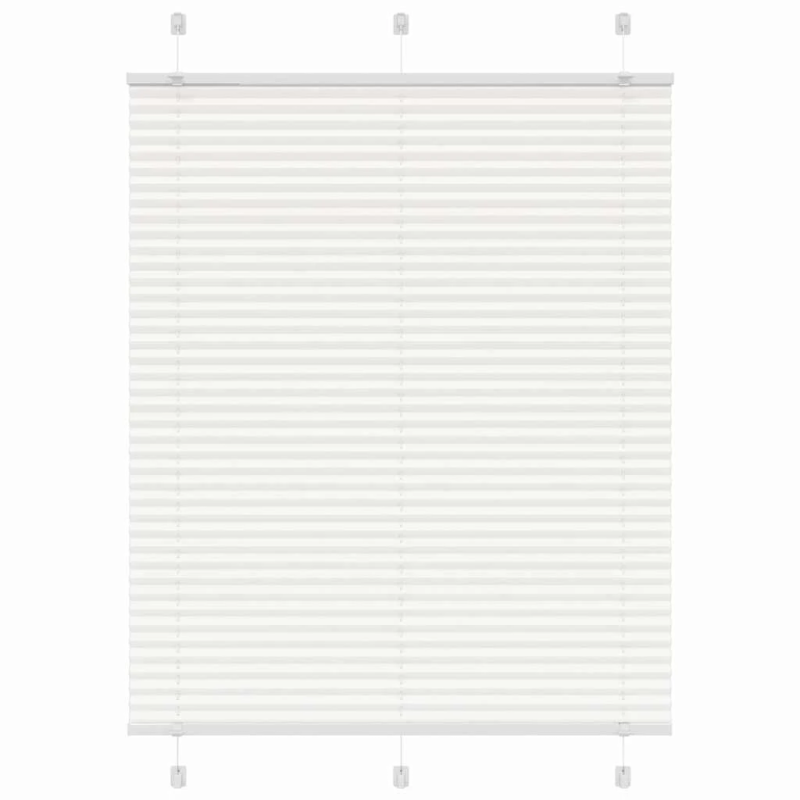 vidaXL kroku žalūzija balta 110x100 cm auduma platums 109,4 cm