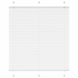 vidaXL kroku žalūzija balta 115x100 cm auduma platums 114,4 cm