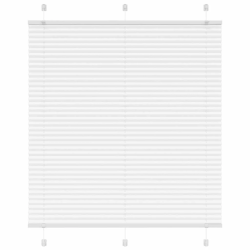 vidaXL kroku žalūzija balta 120x100 cm auduma platums 119,4 cm