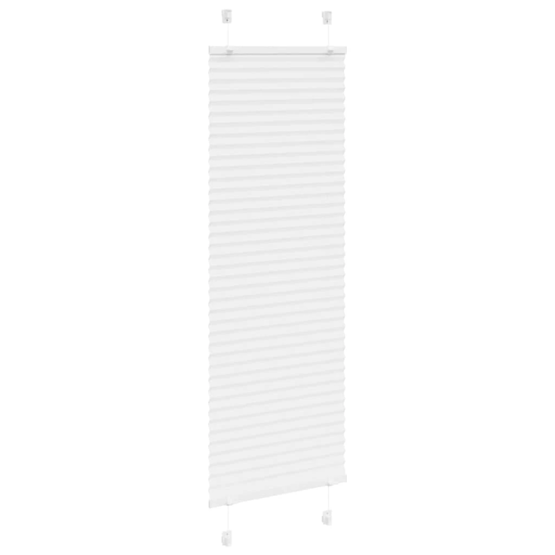vidaXL plisēta žalūzija balta 50x150 cm auduma platums 49,4 cm