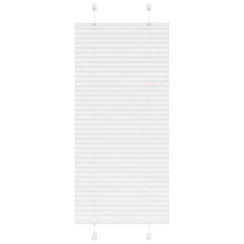 vidaXL kroku žalūzija balta 65x150 cm auduma platums 64,4 cm