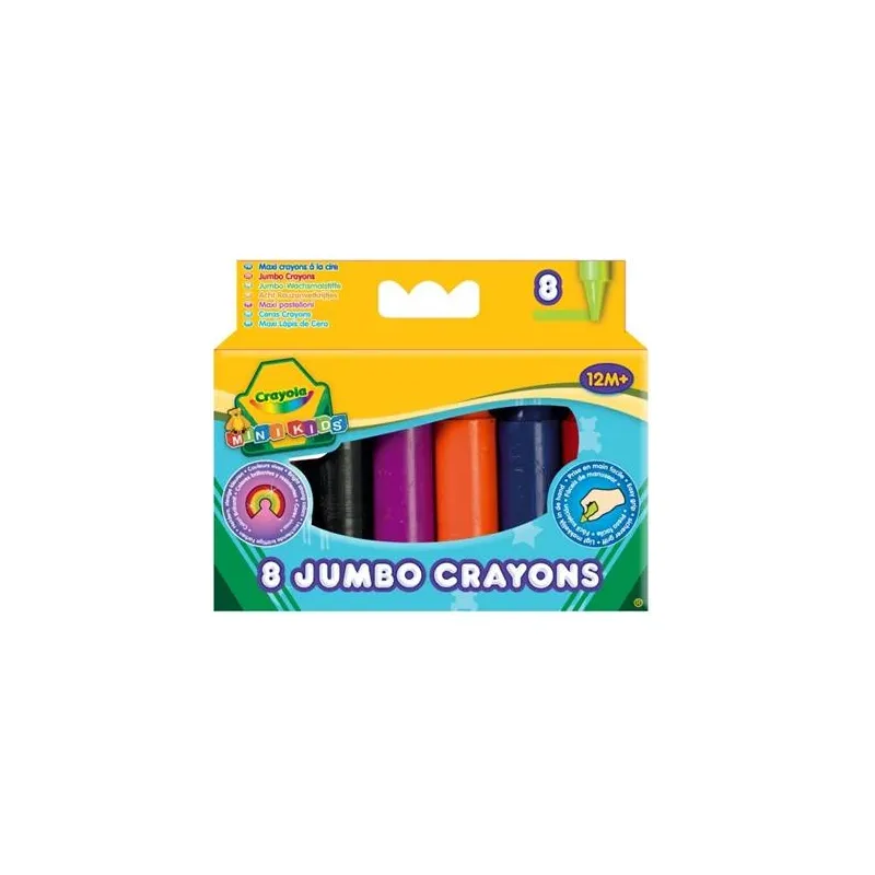 CRAYOLA MINIKIDS Lielie krītiņi 8 gb.