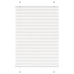 vidaXL kroku žalūzija balta 100x150 cm auduma platums 99,4 cm