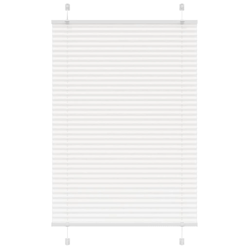 vidaXL kroku žalūzija balta 100x150 cm auduma platums 99,4 cm