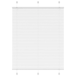 vidaXL kroku žalūzija balta 105x150 cm auduma platums 104,4 cm