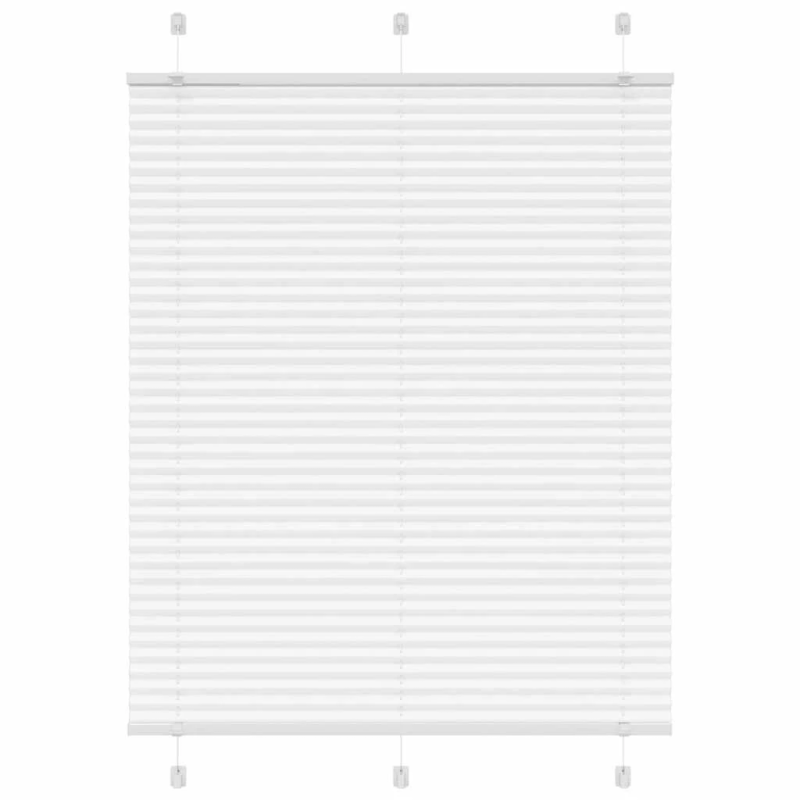 vidaXL kroku žalūzija balta 110x150 cm auduma platums 109,4 cm