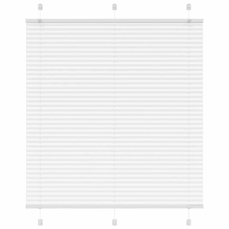 vidaXL kroku žalūzija balta 115x150 cm auduma platums 114,4 cm