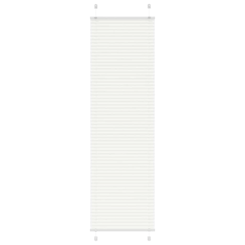 vidaXL kroku žalūzija balta 65x200 cm auduma platums 64,4 cm