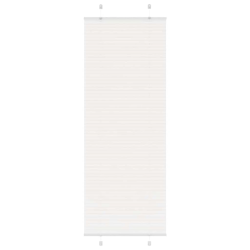 vidaXL Plisēta žalūzija balta 70x200 cm auduma platums 69,4 cm