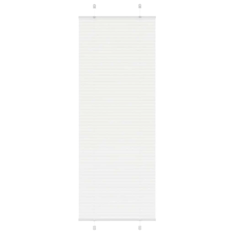 vidaXL kroku žalūzija balta 75x200 cm auduma platums 74,4 cm