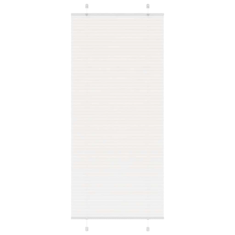 vidaXL kroku žalūzija balta 85x200 cm auduma platums 84,4 cm