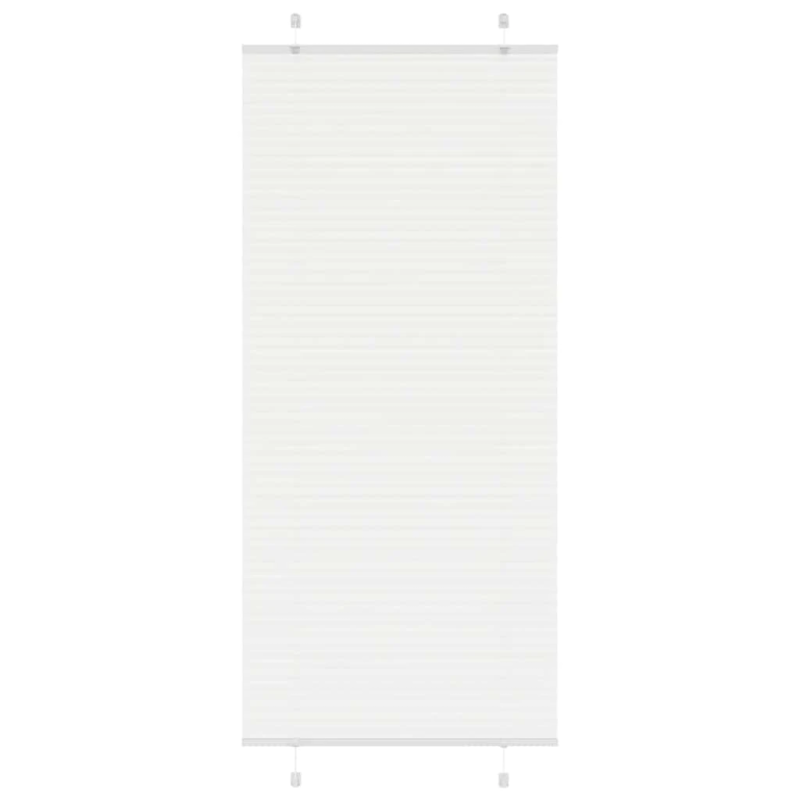 vidaXL plisēta žalūzija balta 90x200 cm auduma platums 89,4 cm