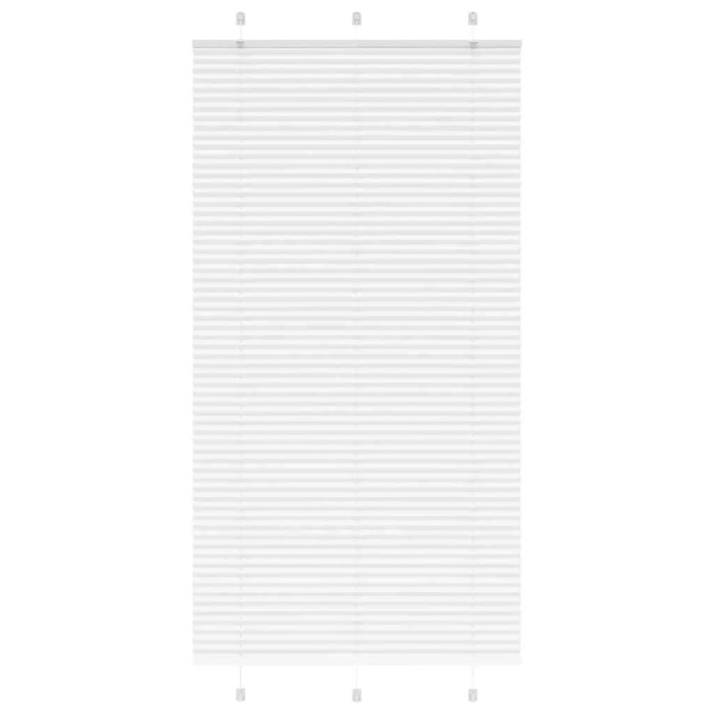 vidaXL kroku žalūzija balta 110x200 cm auduma platums 109,4 cm