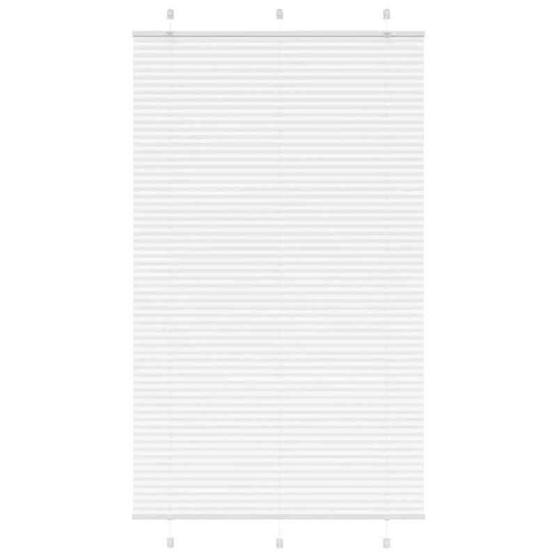 vidaXL kroku žalūzija balta 115x200 cm auduma platums 114,4 cm