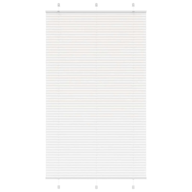 vidaXL kroku žalūzija balta 120x200 cm auduma platums 119,4 cm