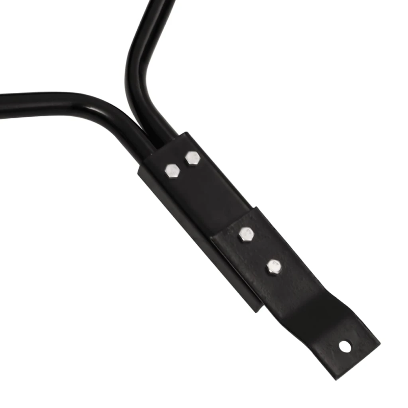 vidaXL zālāja rullis ar aeratoru, melns, 63 l, dzelzs