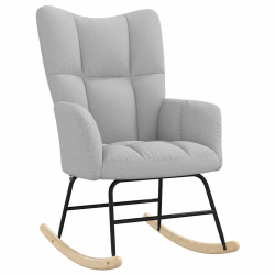 vidaXL šūpuļkrēsls Cloud Grey Fabric