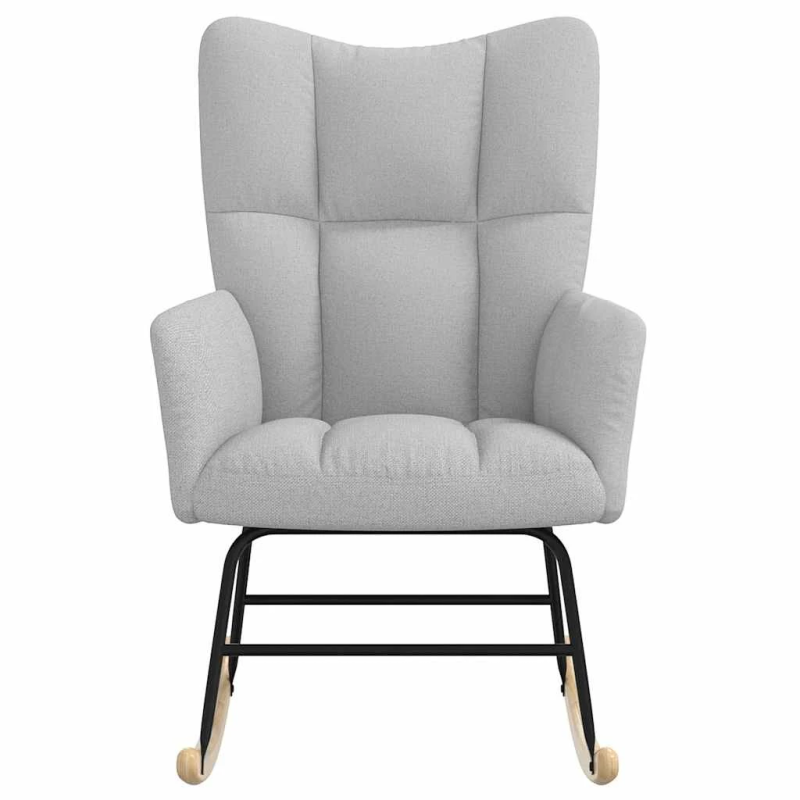 vidaXL šūpuļkrēsls Cloud Grey Fabric