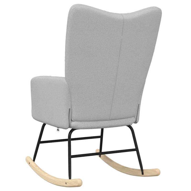 vidaXL šūpuļkrēsls Cloud Grey Fabric